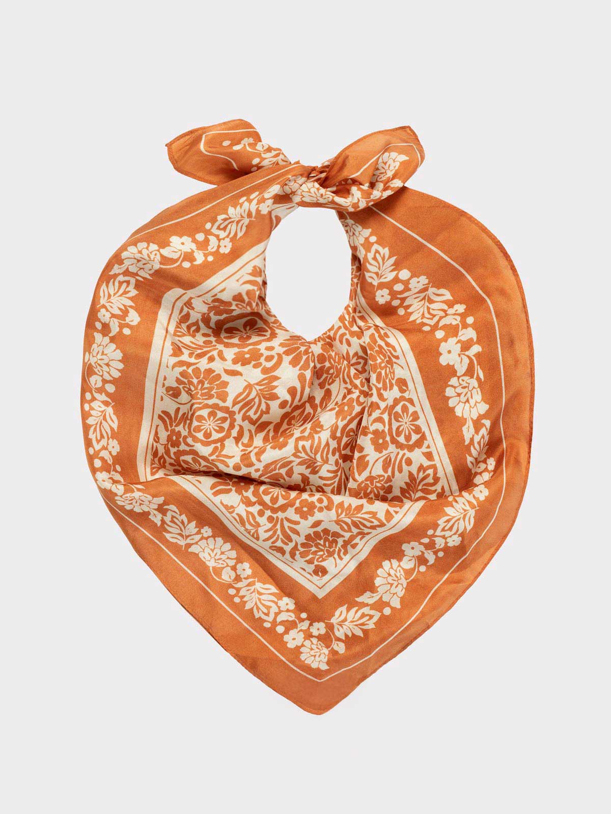 Border Floral Print Scarf - Image 6