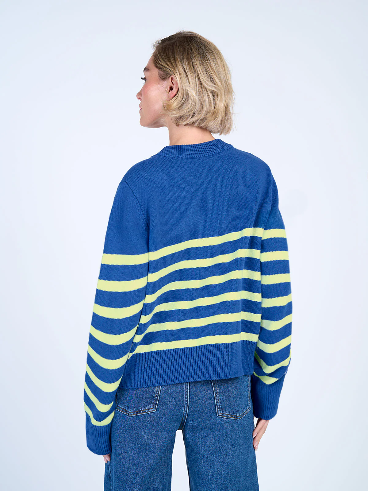 Boxy Stripe Jumper - Image 17