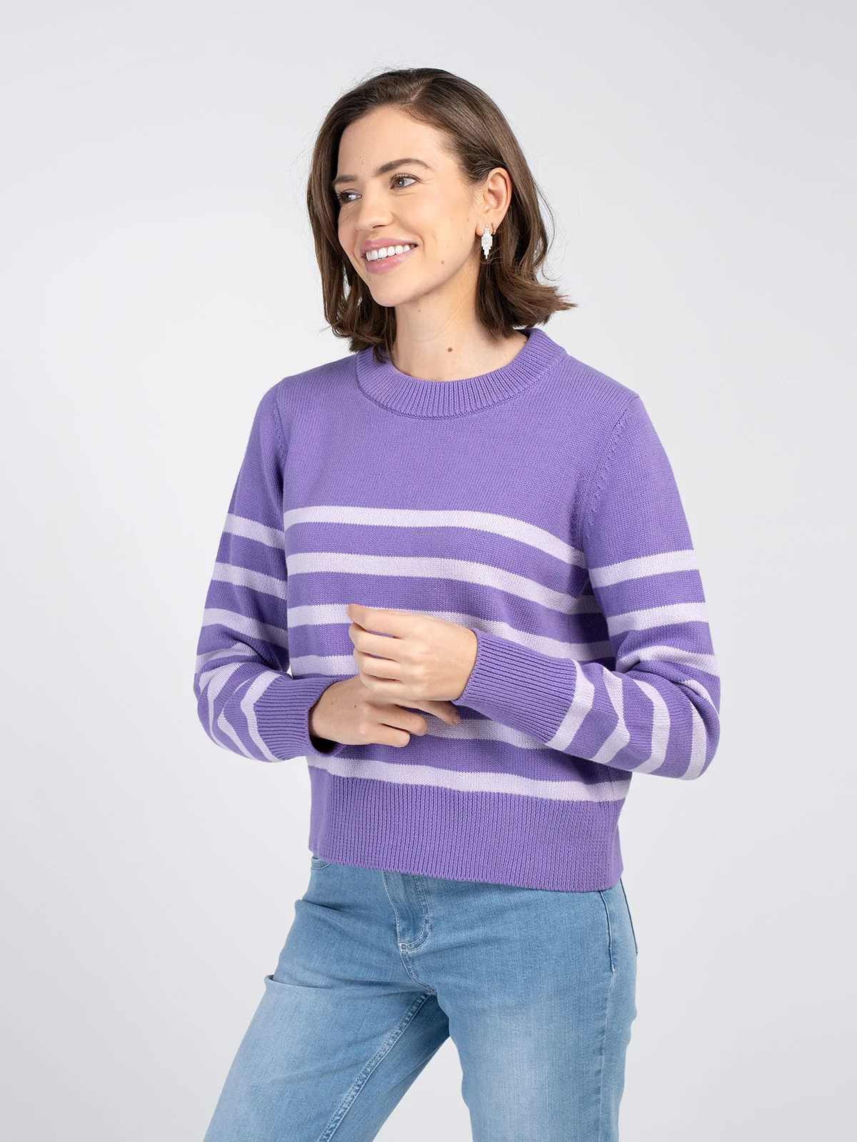 Boxy Stripe Jumper - Image 3