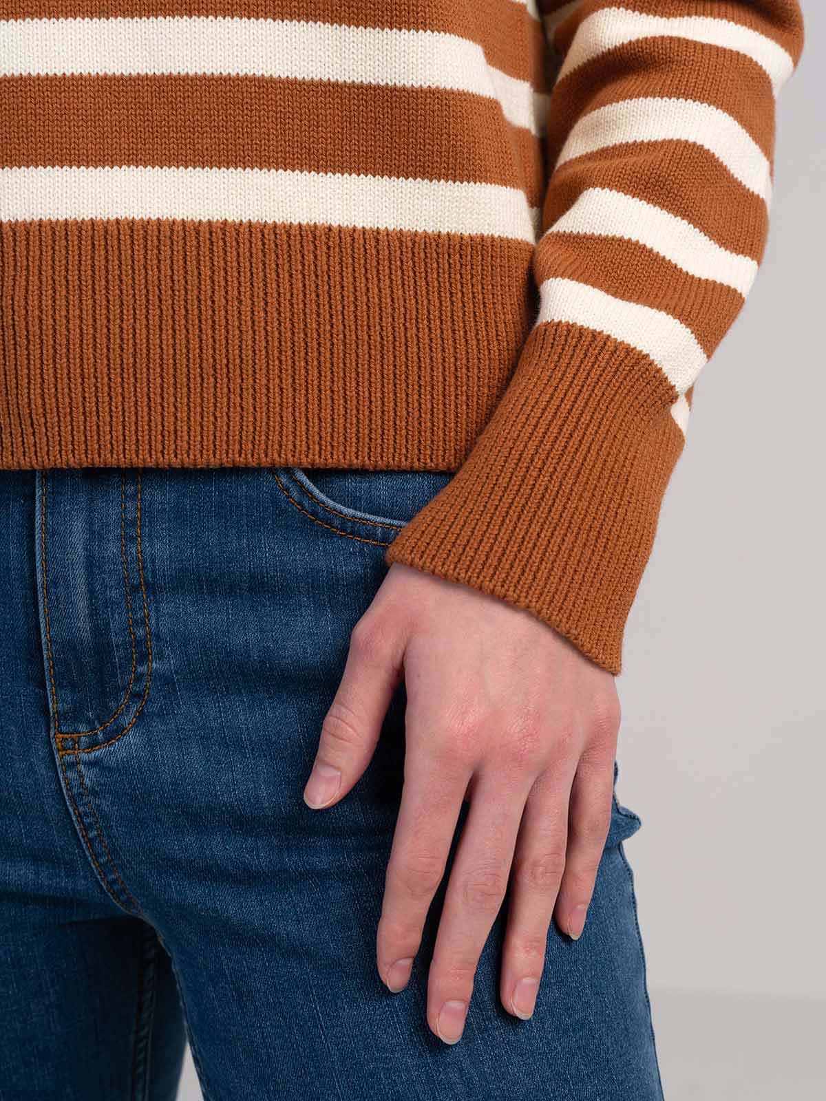 Boxy Stripe Jumper - Image 8