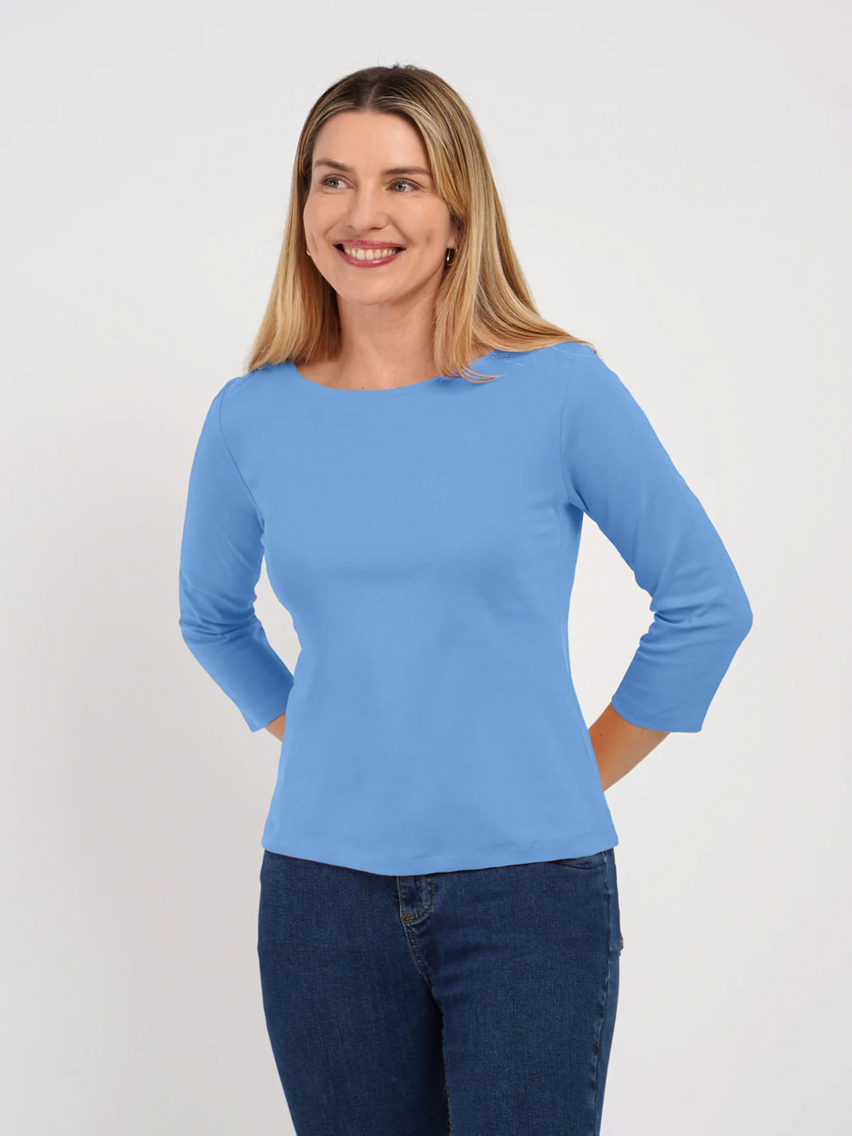 Bryony Boat Neck 3/4 Sleeve - Image 14