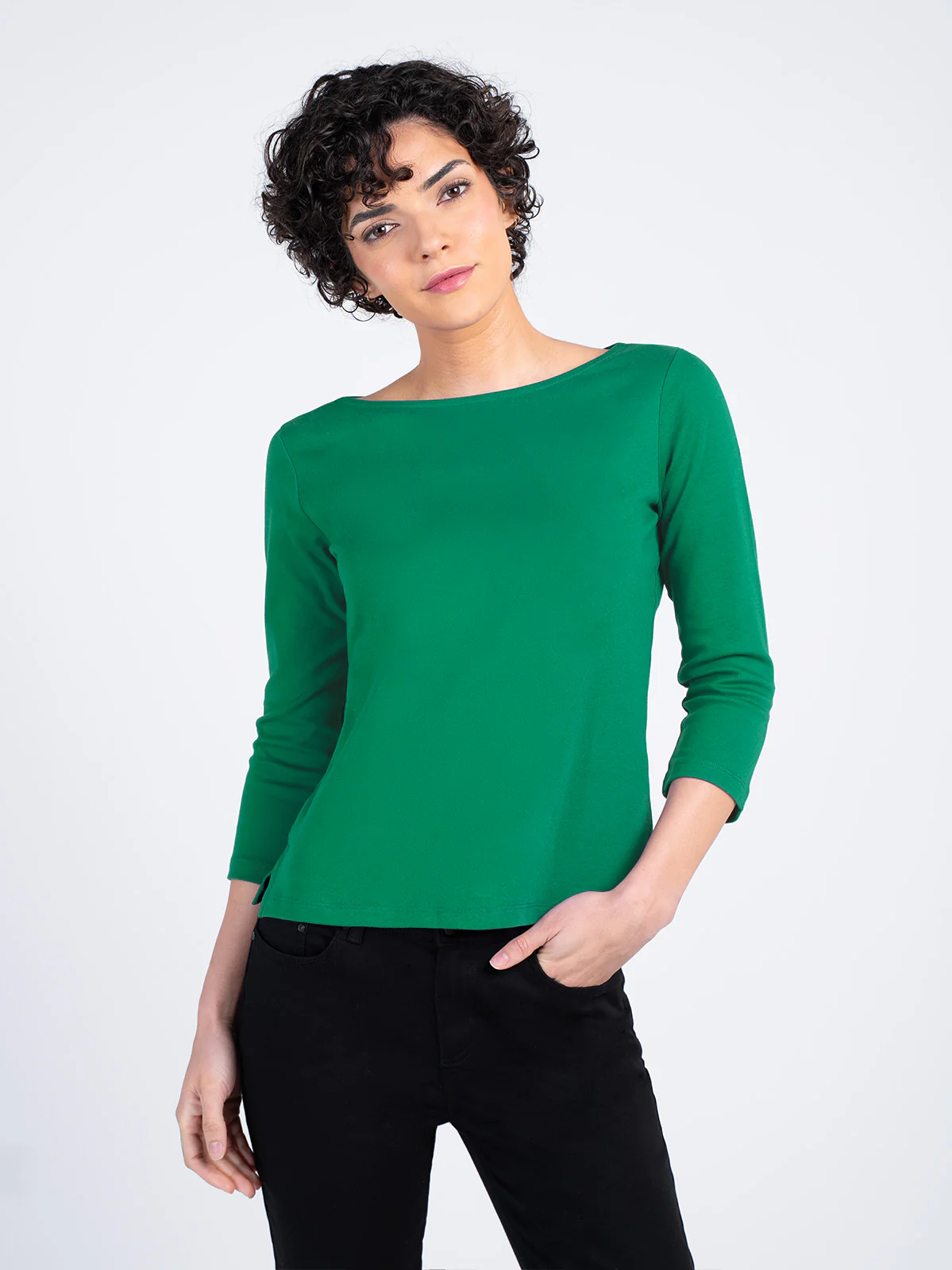 Bryony Boat Neck 3/4 Sleeve - Image 28