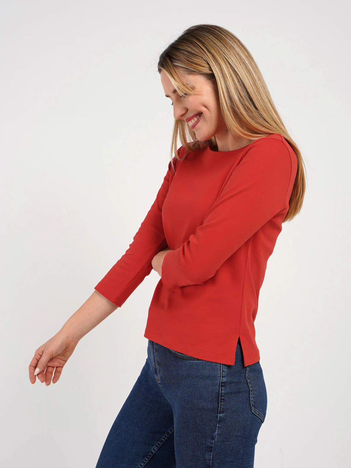 Bryony Boat Neck 3/4 Sleeve - Image 49