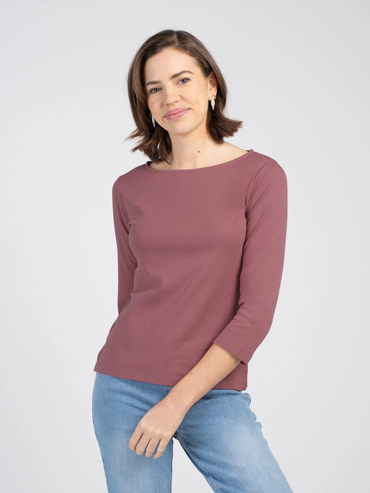 Bryony Boat Neck 3/4 Sleeve - Image 65