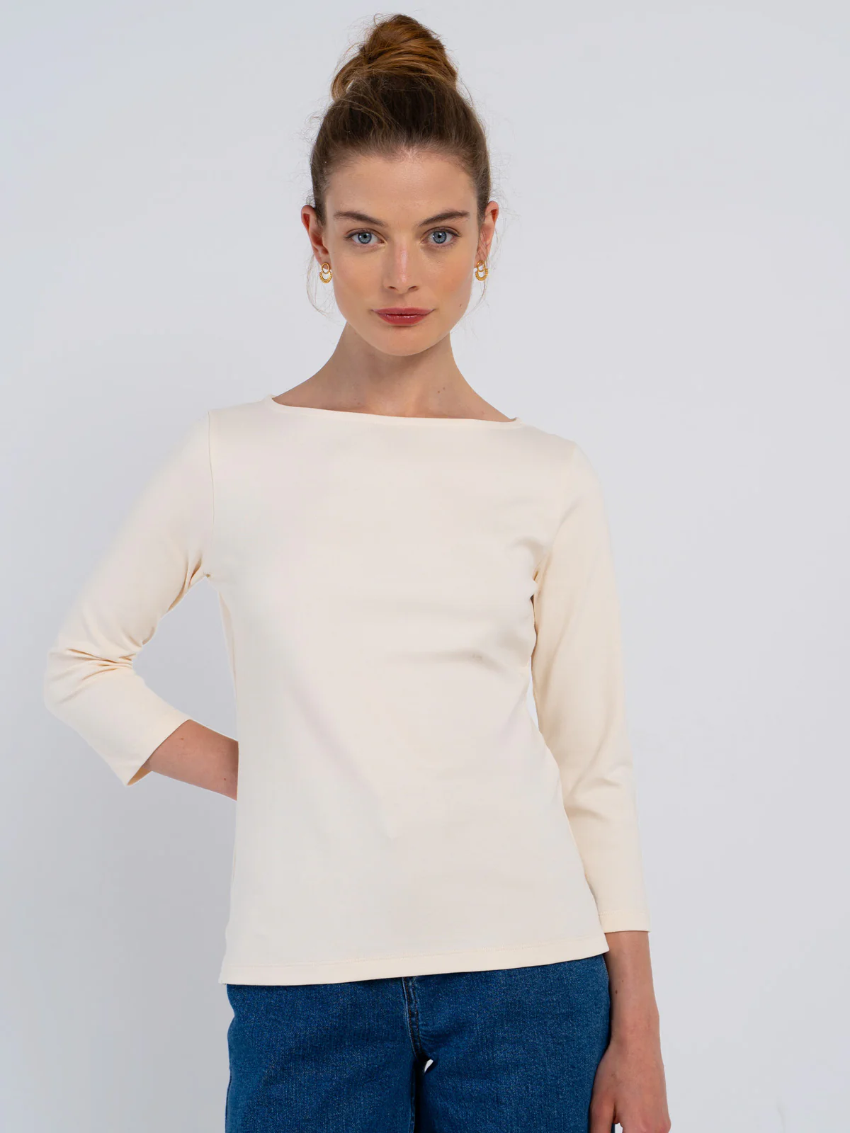 Bryony Boat Neck 3/4 Sleeve - Image 69