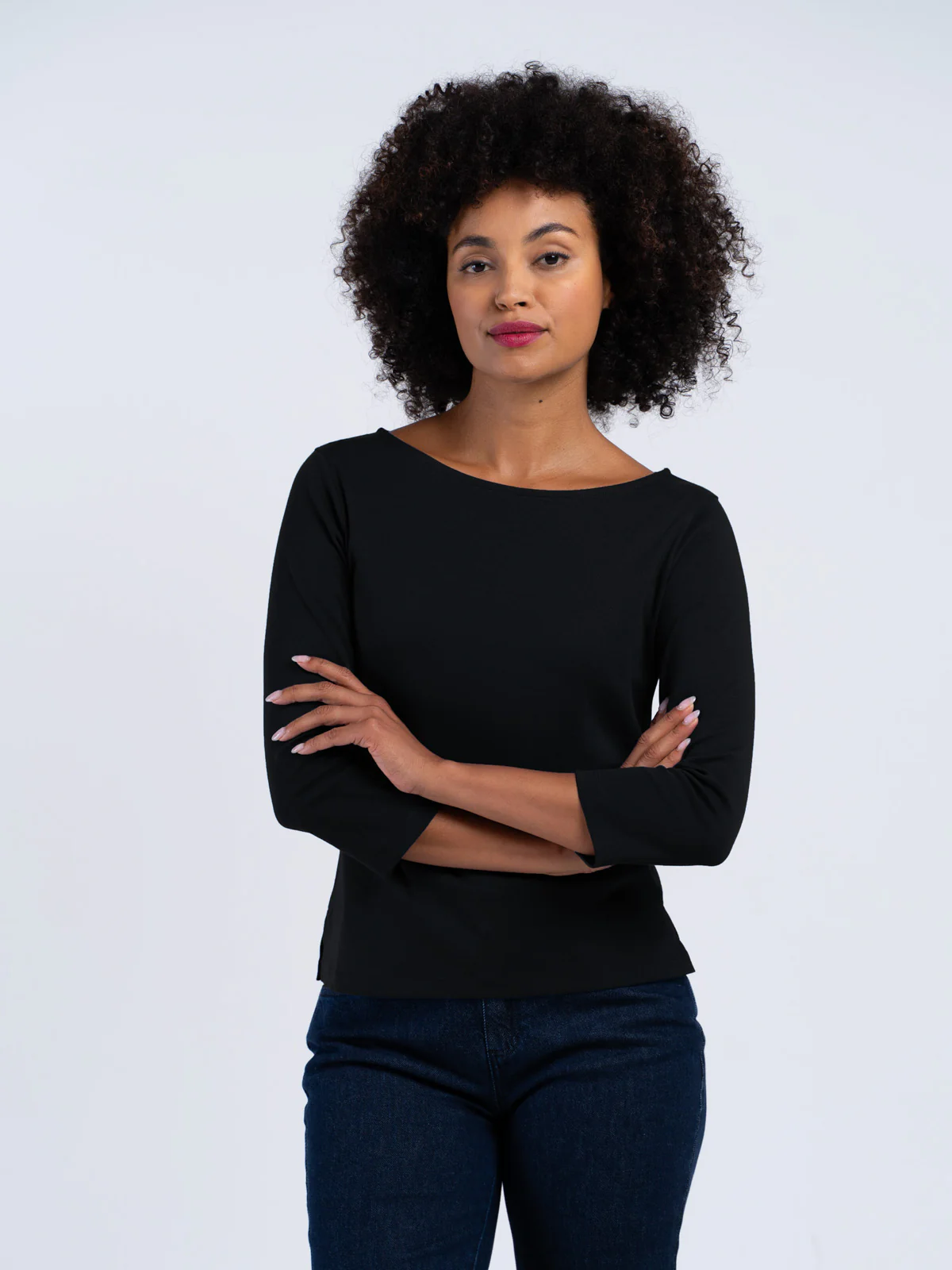Bryony Boat Neck 3/4 Sleeve - Image 8
