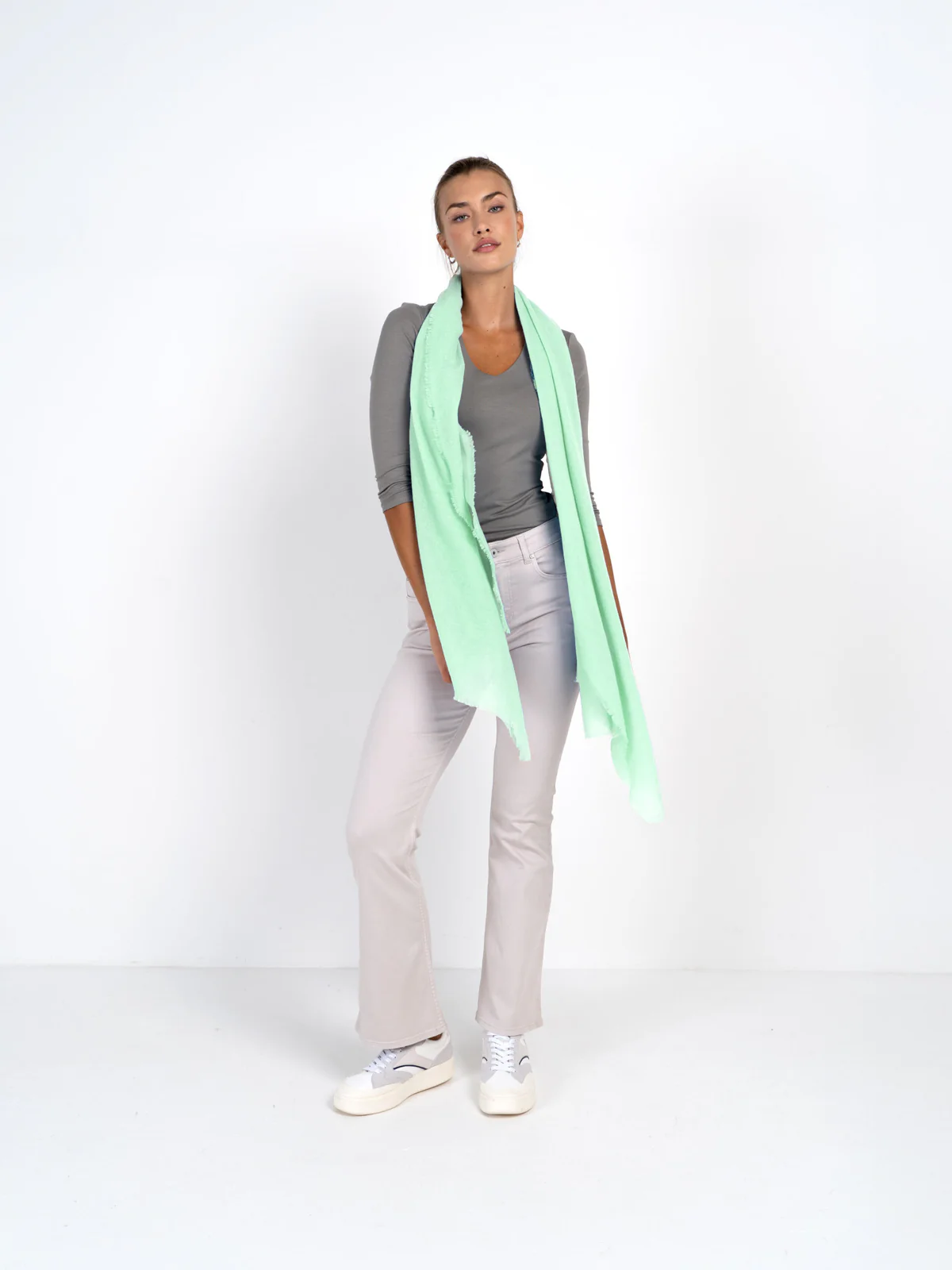 Cashmere Gauze Stole - Image 80