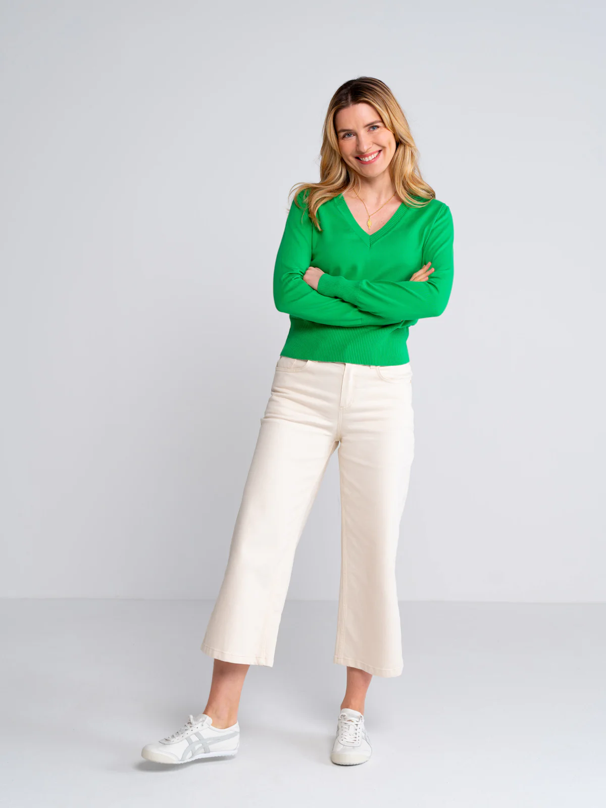 Cleo Organic V Neck Sweater - Image 16