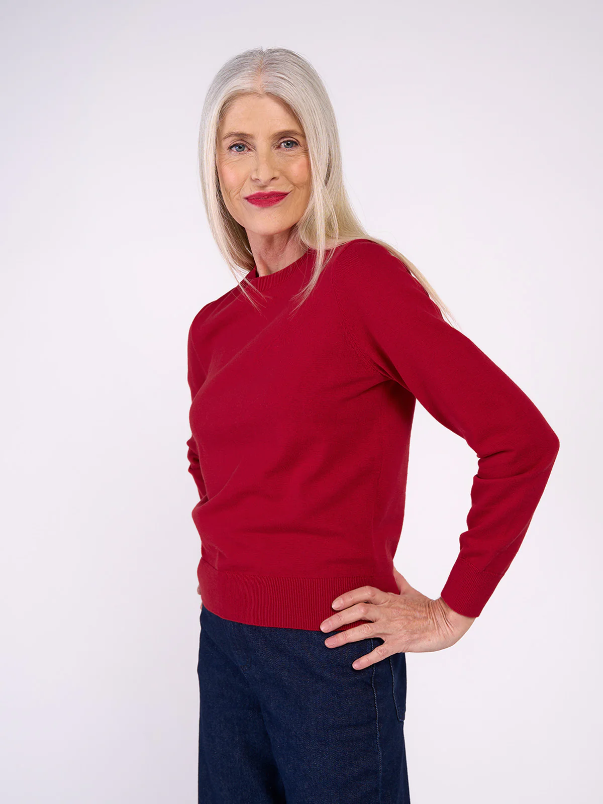 Cotton Crew Neck Jumper - Image 33