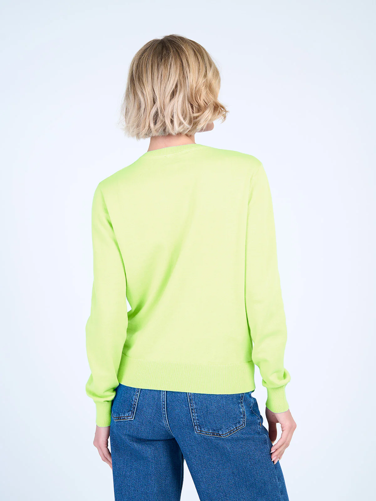 Cotton Crew Neck Jumper - Image 6