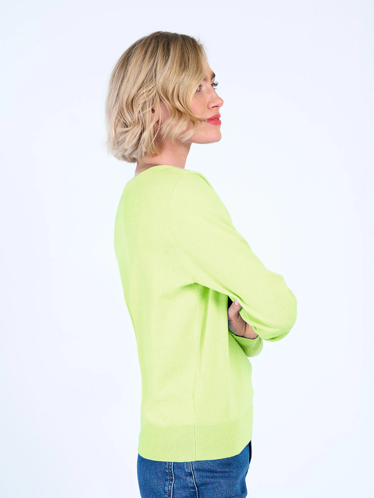 Cotton Crew Neck Jumper - Image 7