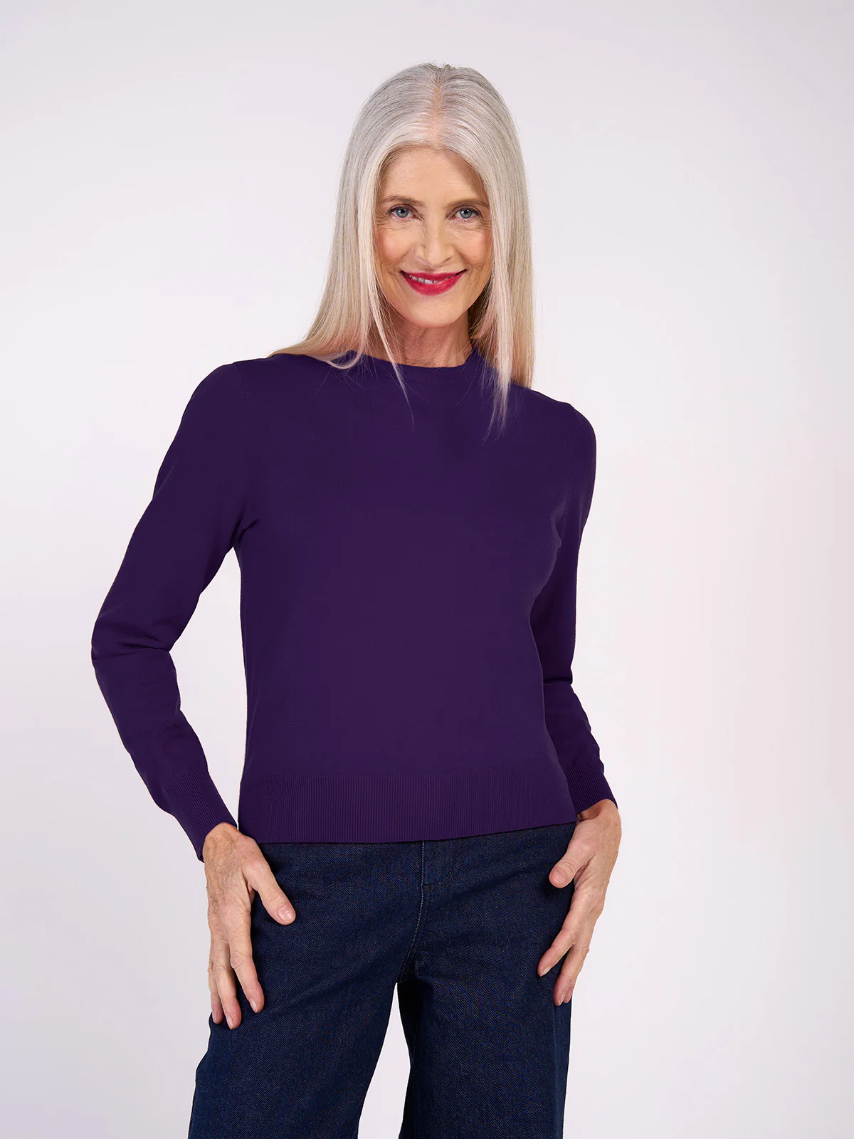 Cotton Crew Neck Jumper - Image 9