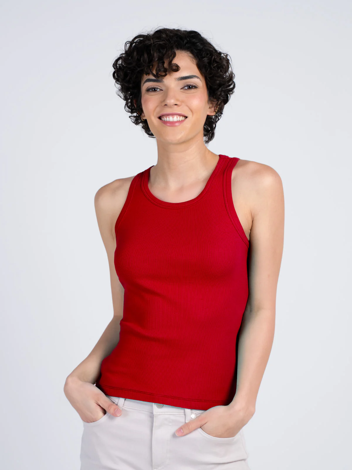 Cotton Rib Vest - Image 16