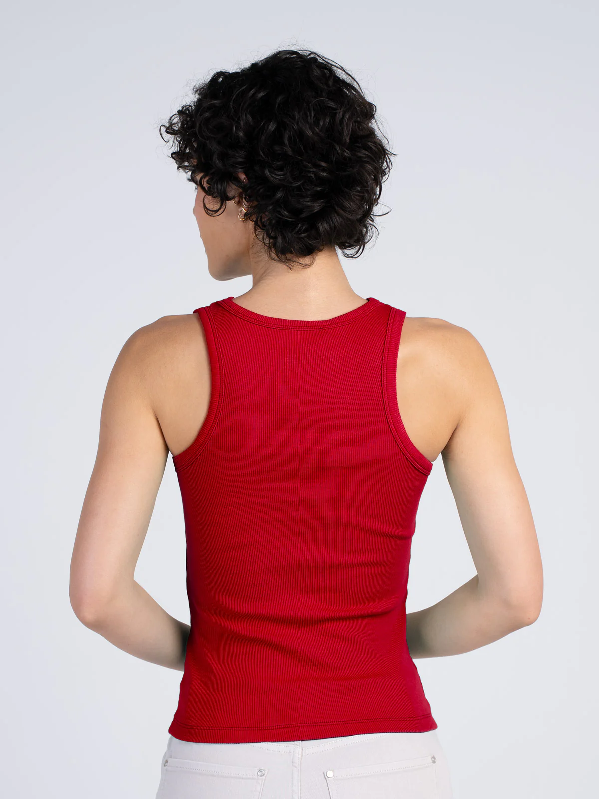Cotton Rib Vest - Image 17