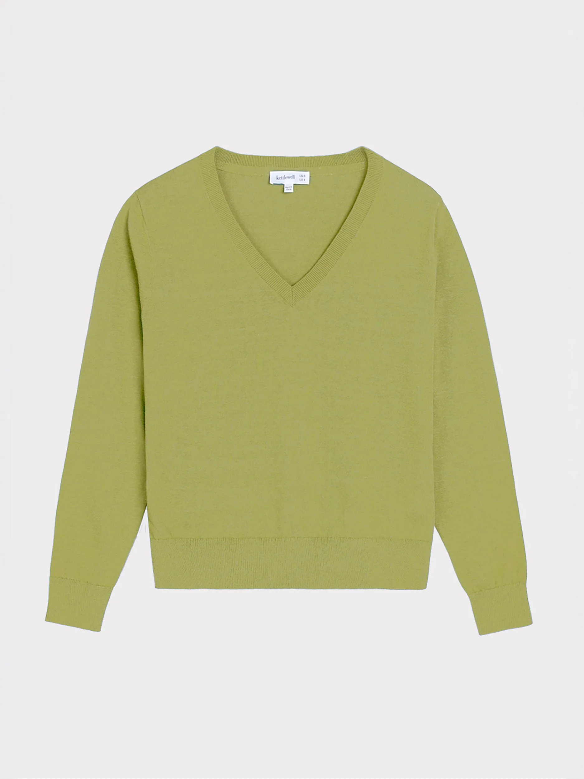 Cotton V Neck Jumper - Image 36