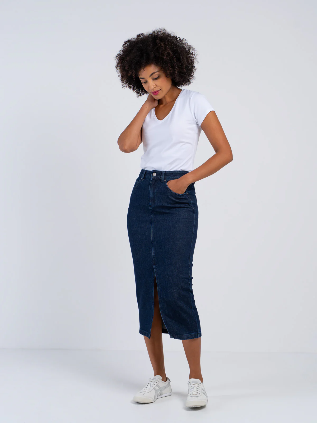 Darla Denim Midi Skirt - Image 8