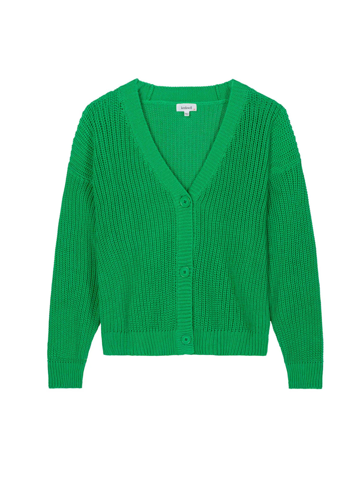 Emma Organic Chunky Knit Cardigan - Image 3