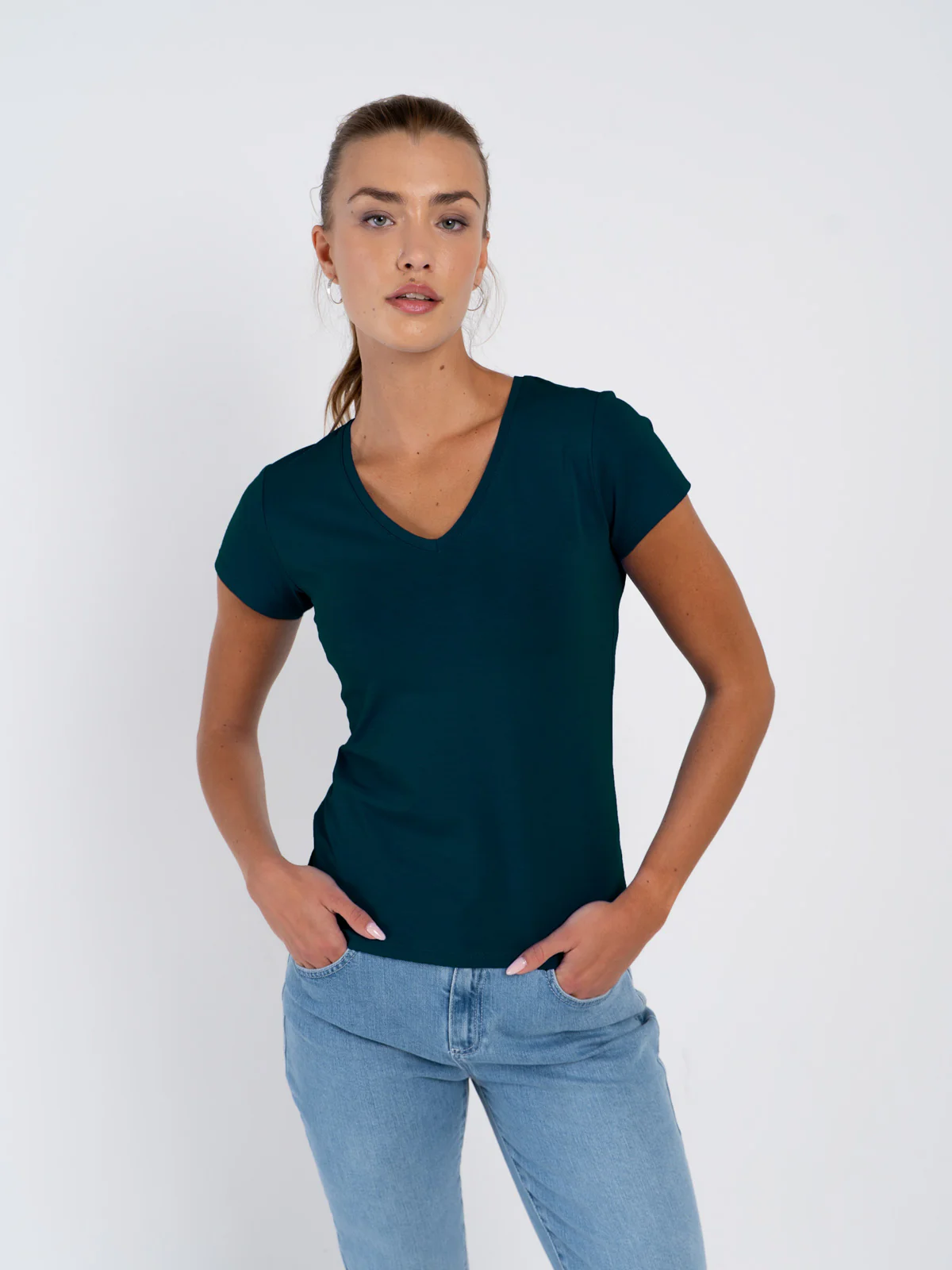 Everyday Cotton V Neck - Image 29