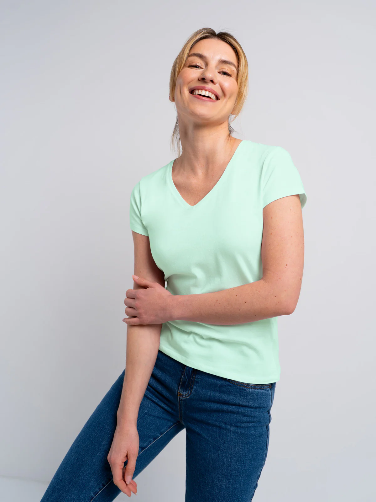 Everyday Cotton V Neck - Image 33