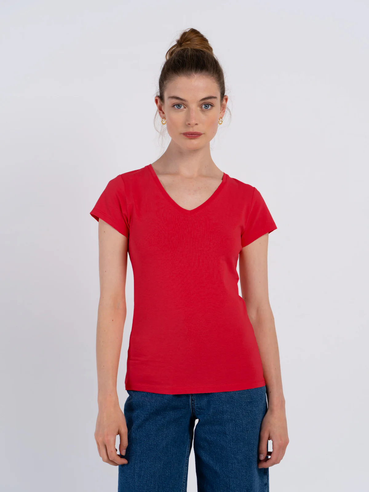 Everyday Cotton V Neck - Image 45