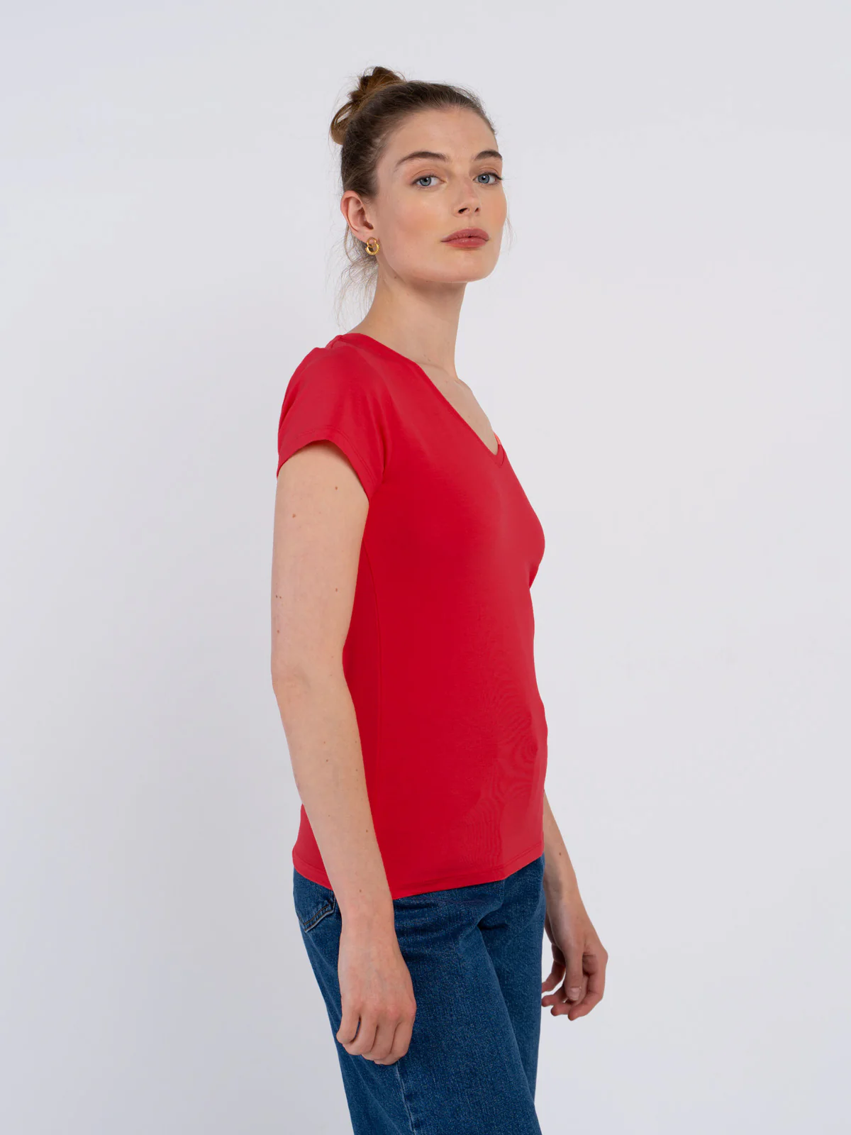 Everyday Cotton V Neck - Image 47