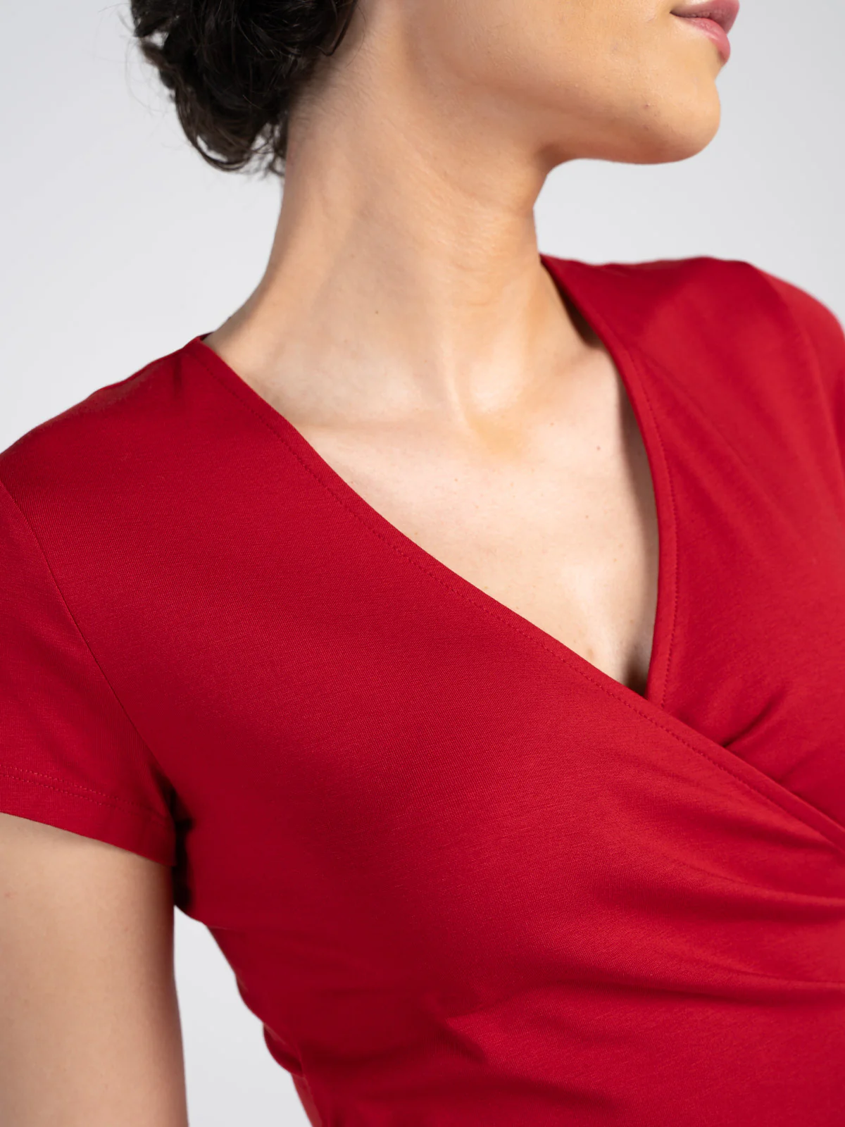 Faux Wrap Cap Sleeve - Image 28