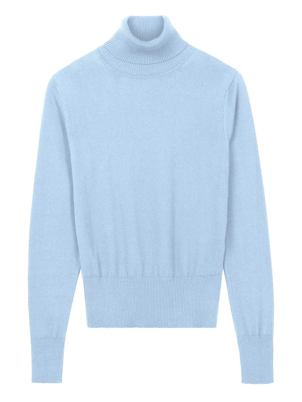 Fine Knit Organic Cotton Roll Neck - Image 2
