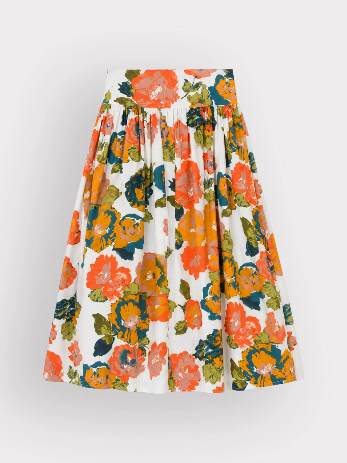 Floral Printed Skirt - Image 4