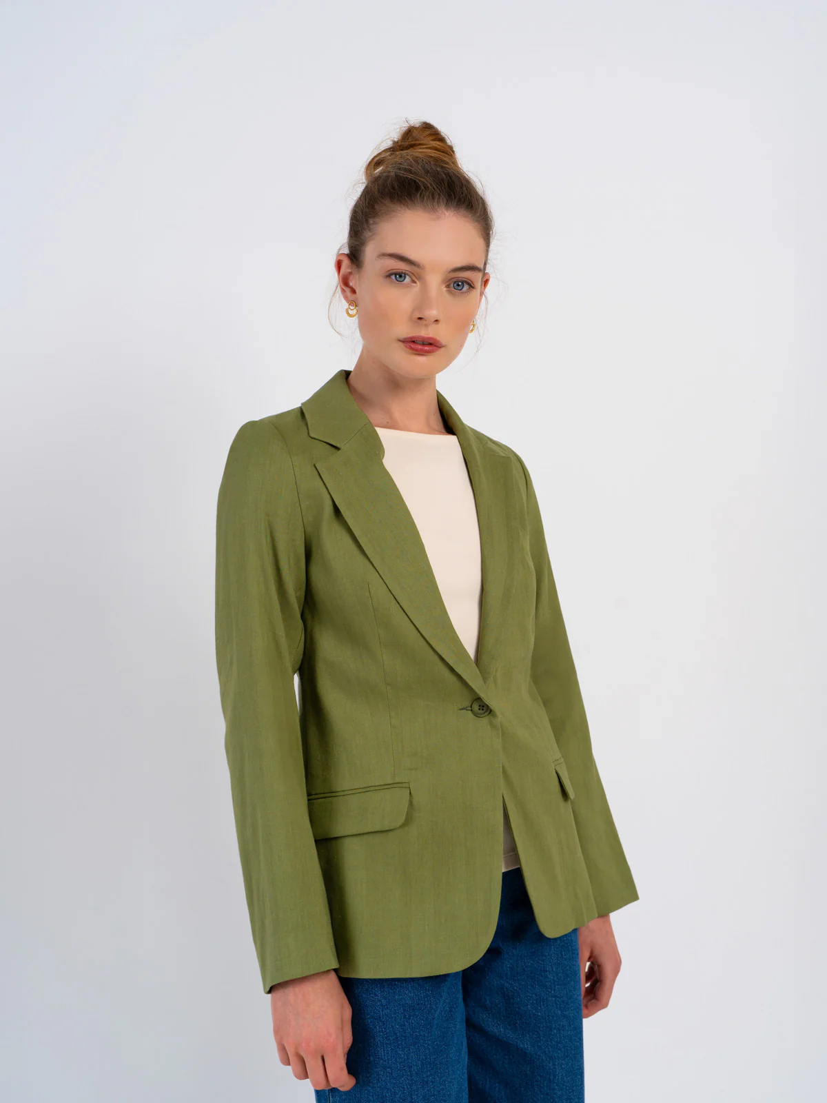 Iona Linen Blazer - Image 2
