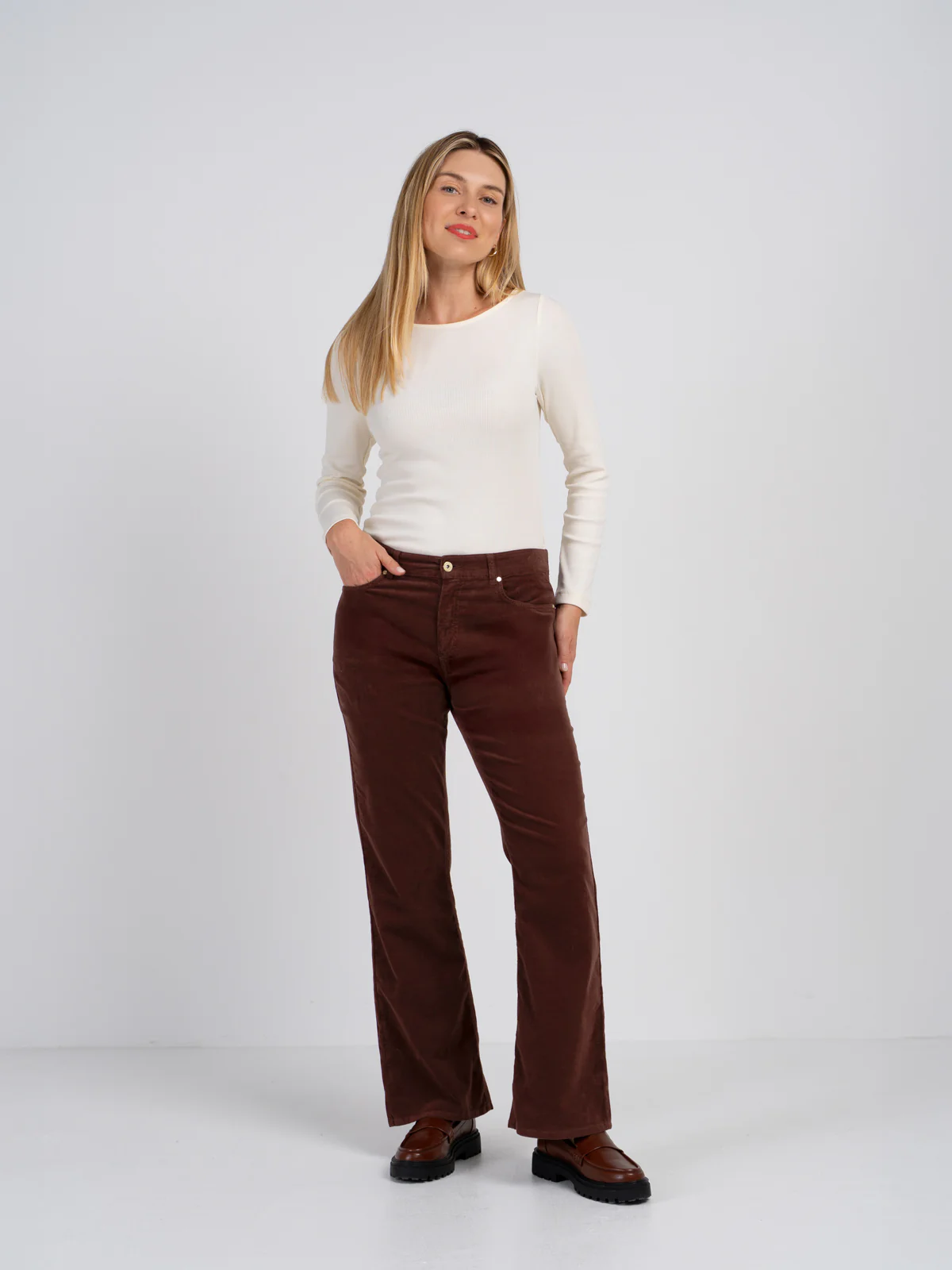 Jamie Cord Bootcut Jeans - Image 11