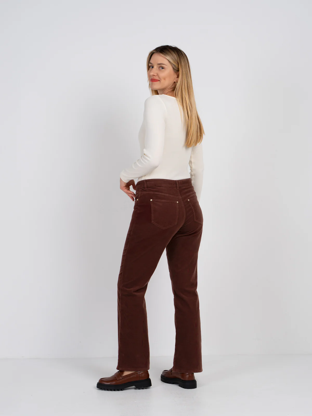Jamie Cord Bootcut Jeans - Image 15