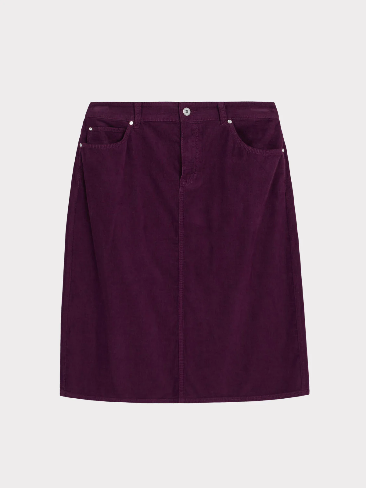 Jamie Cord Knee Length Skirt - Image 2
