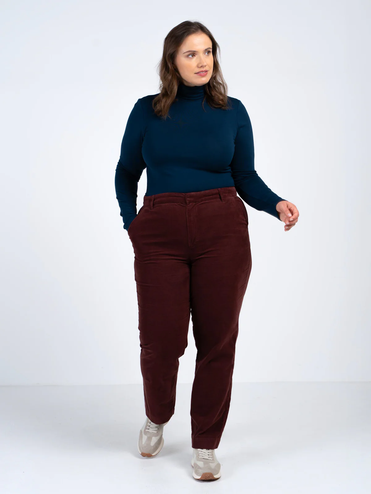 Jamie Cord Straight Trousers - Image 12