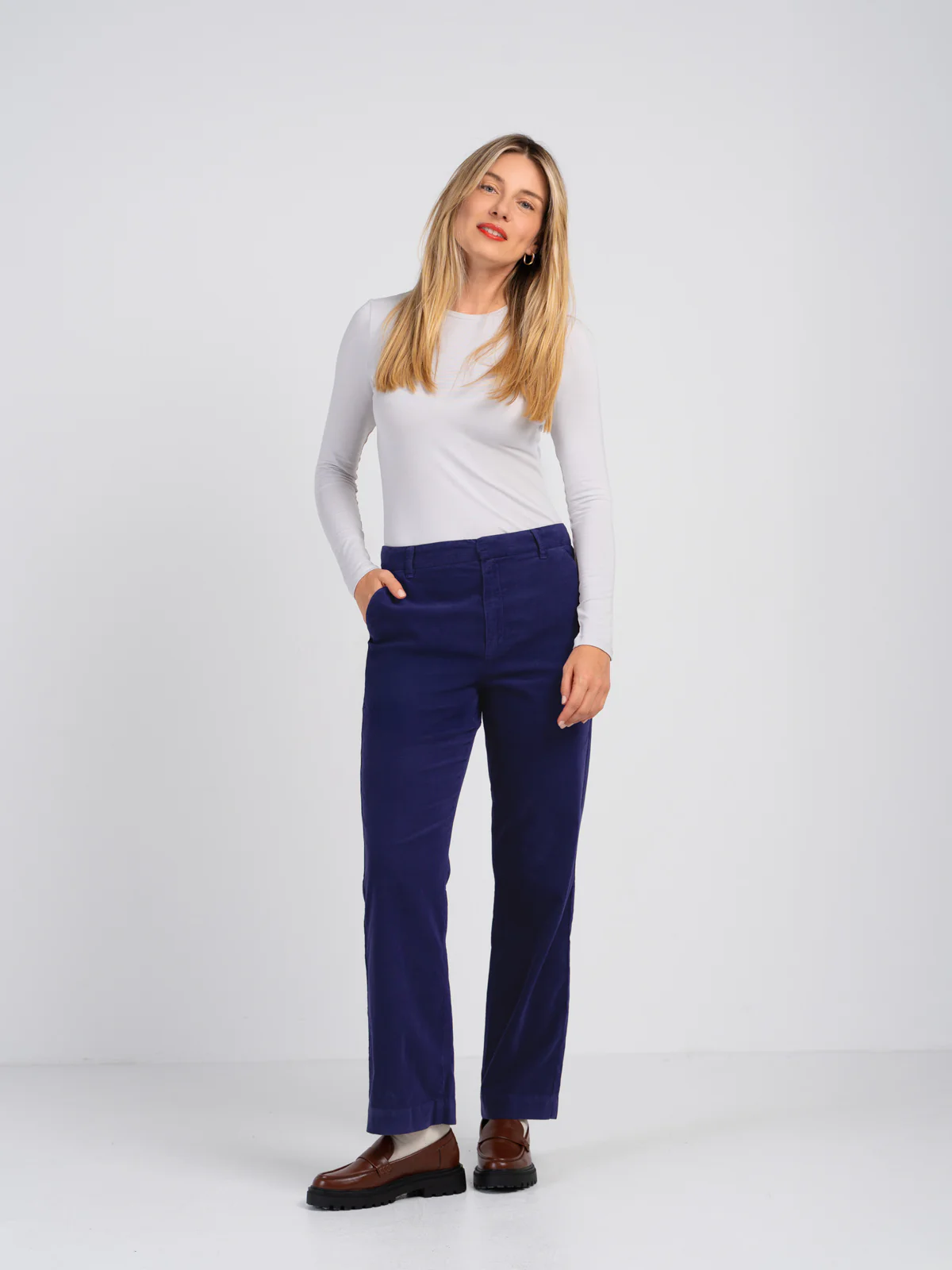 Jamie Cord Straight Trousers - Image 18