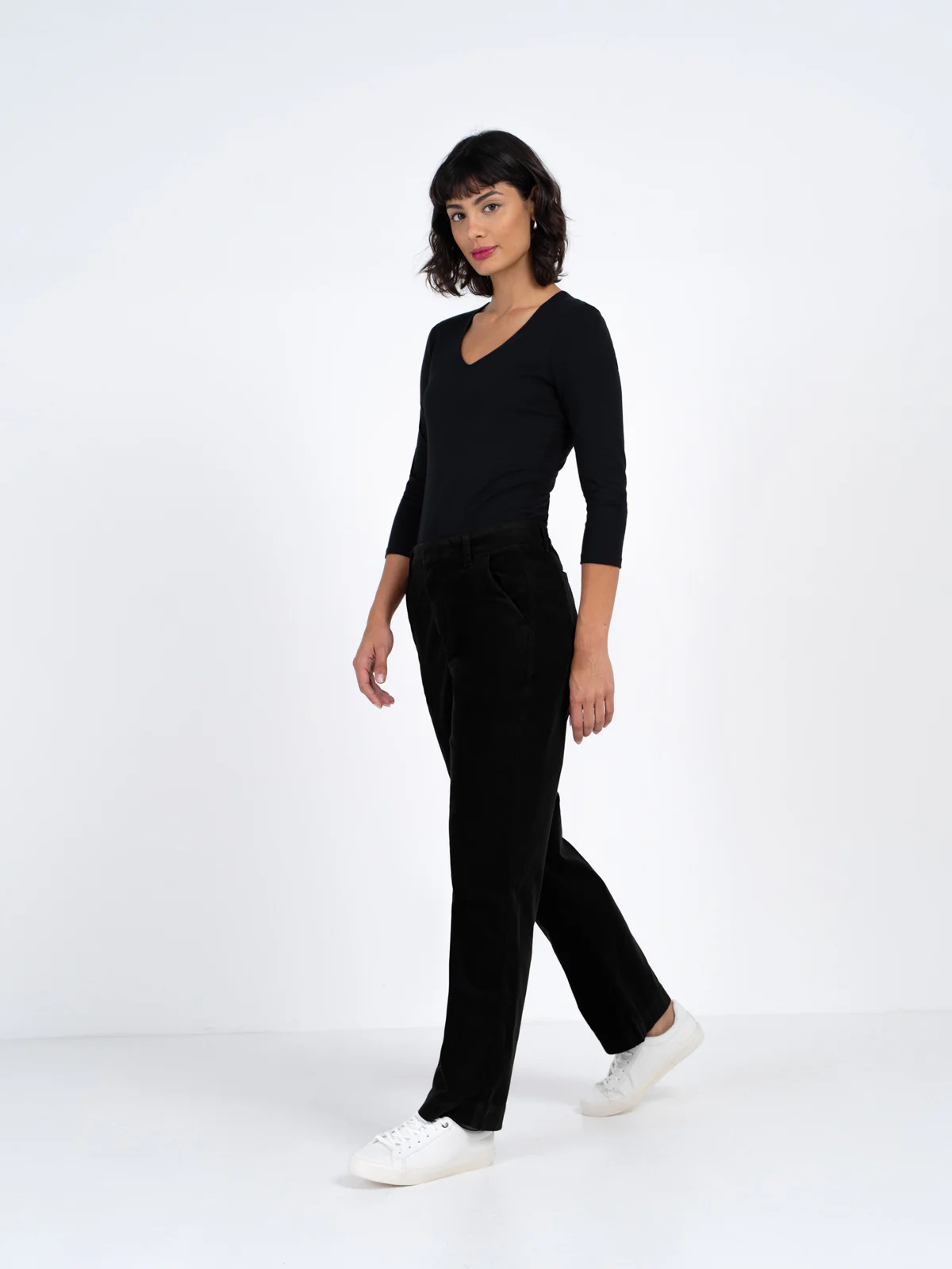 Jamie Cord Straight Trousers - Image 4