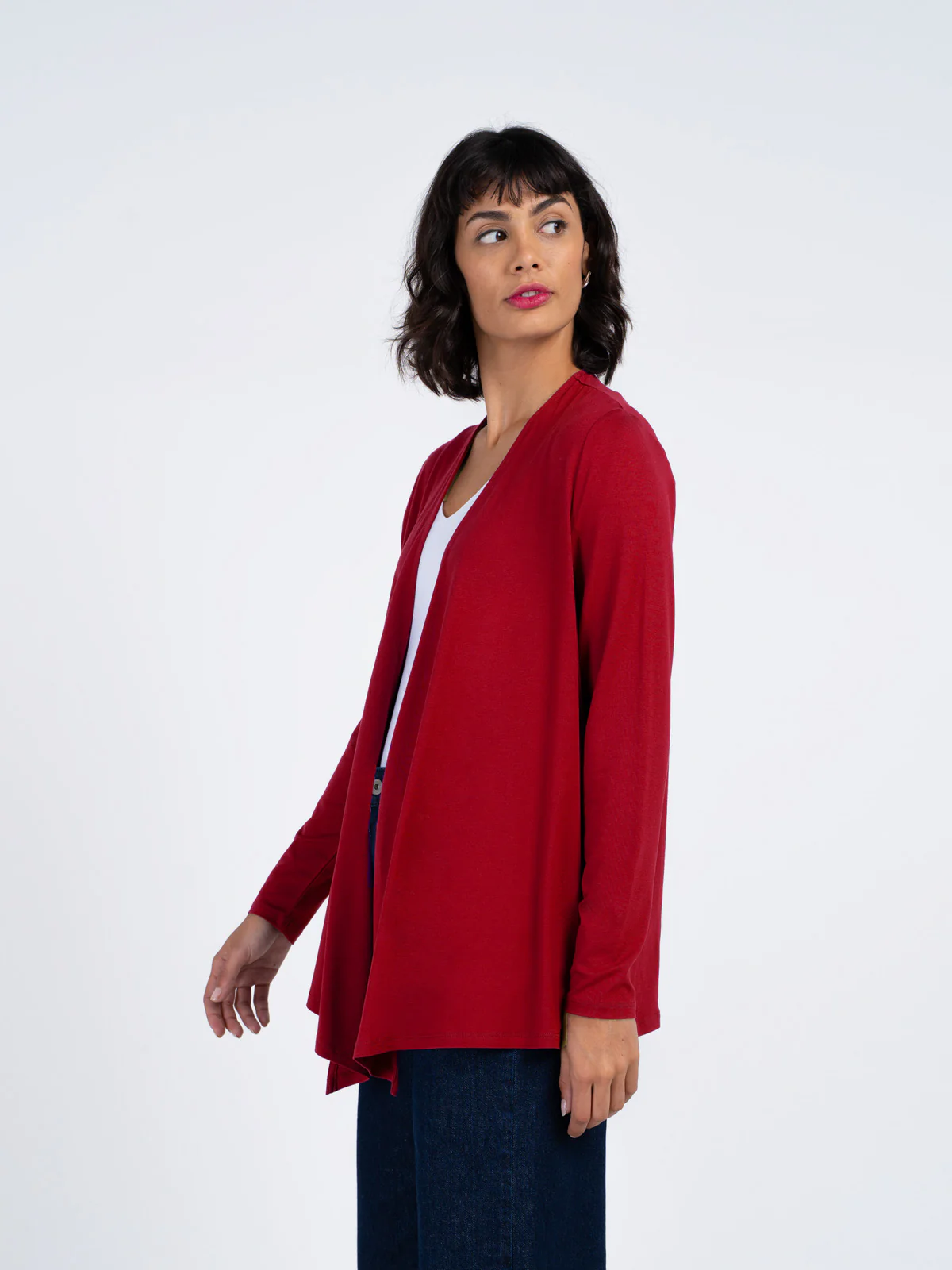 Jersey Edge to Edge Cardigan - Image 12