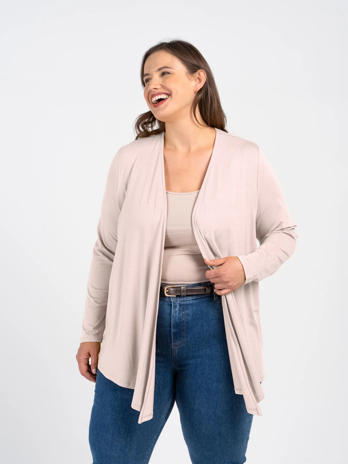Jersey Edge to Edge Cardigan - Image 30