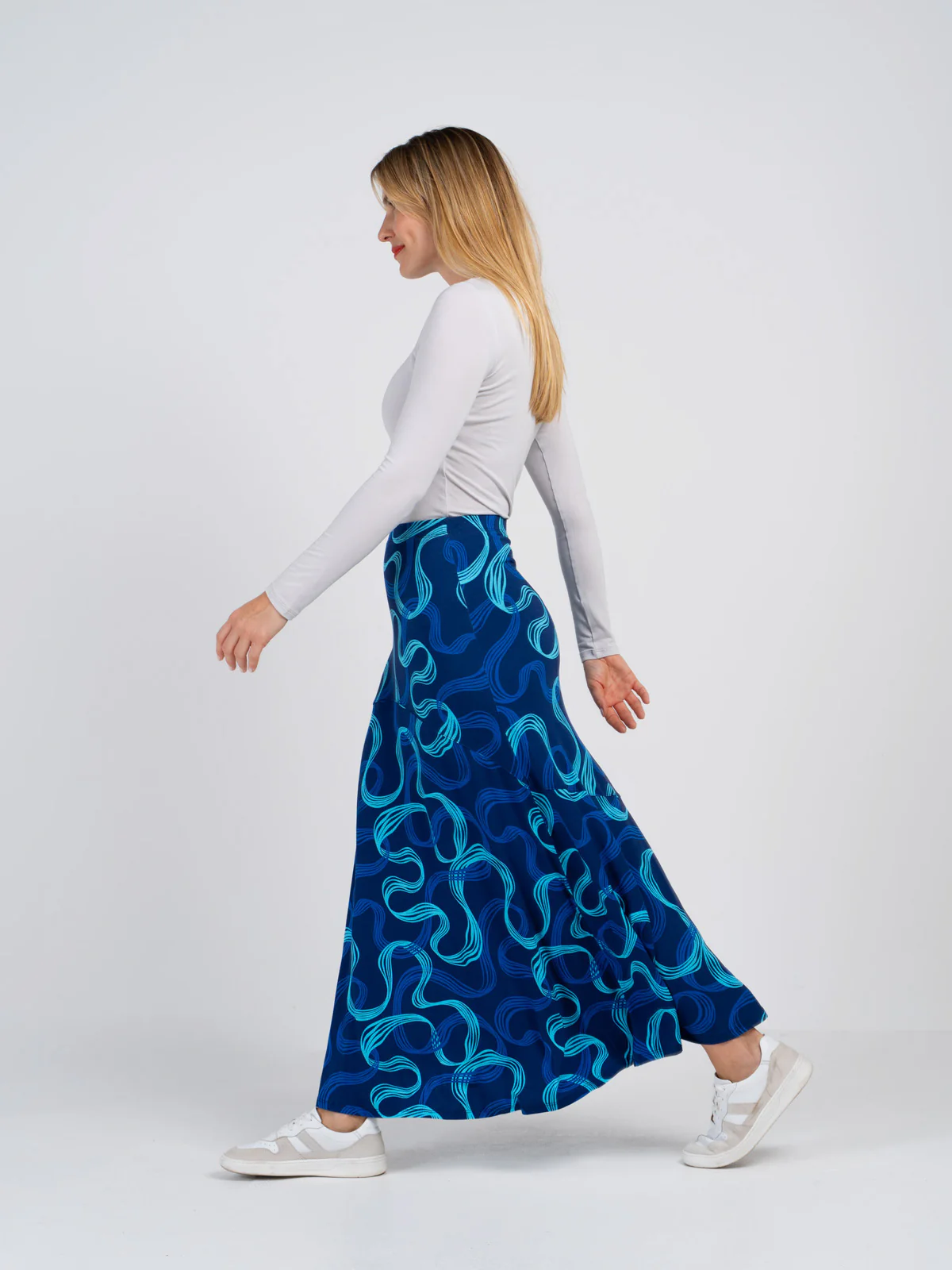 Lena Print Maxi Skirt - Image 3