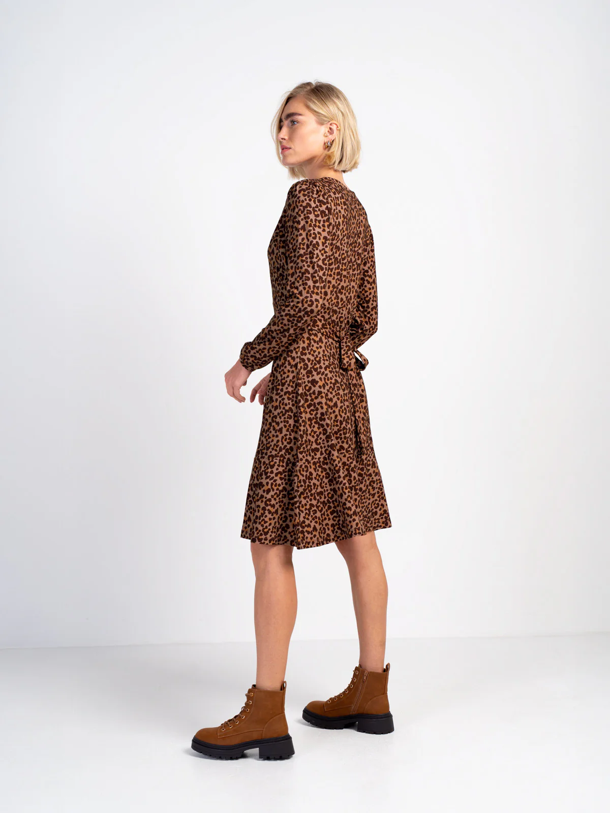 Leopard Print Dress - Image 4