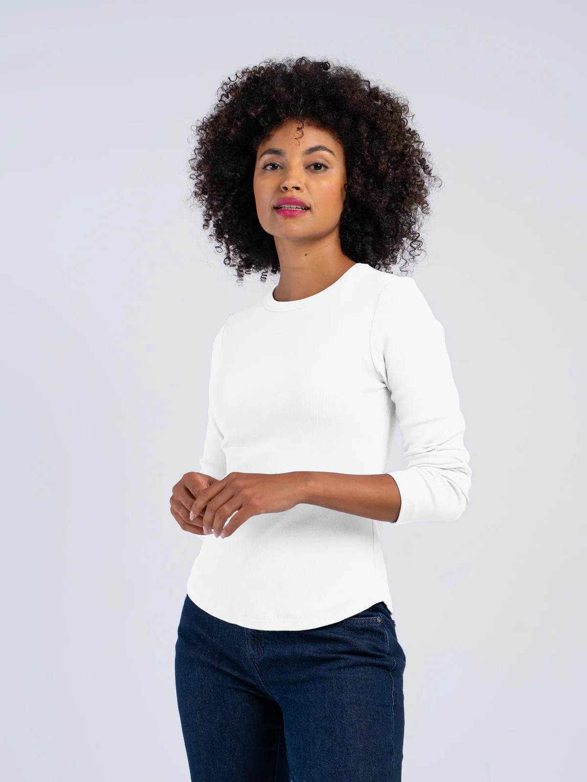 Long Sleeve Cotton Rib Crew - Image 16