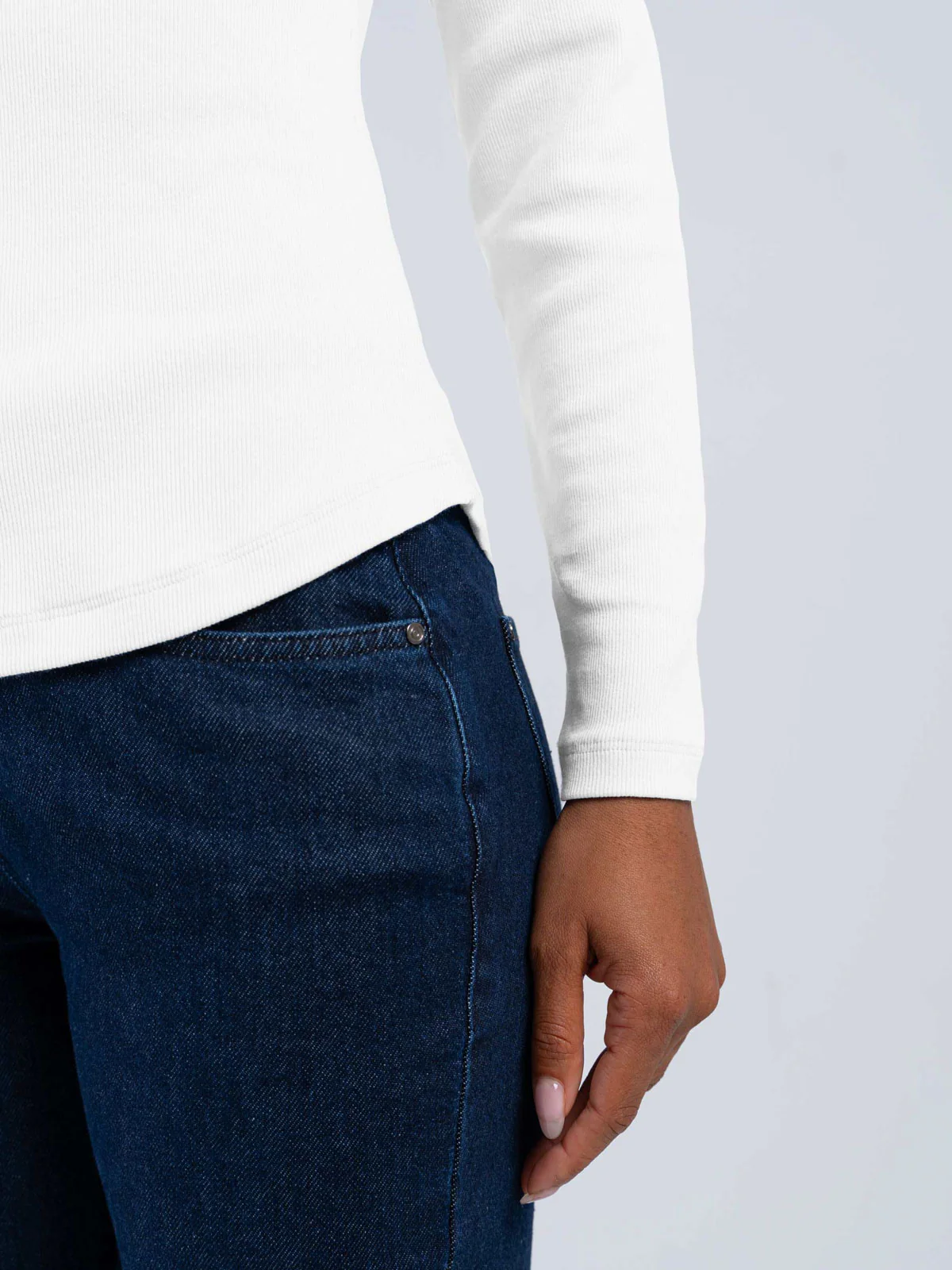 Long Sleeve Cotton Rib Crew - Image 19