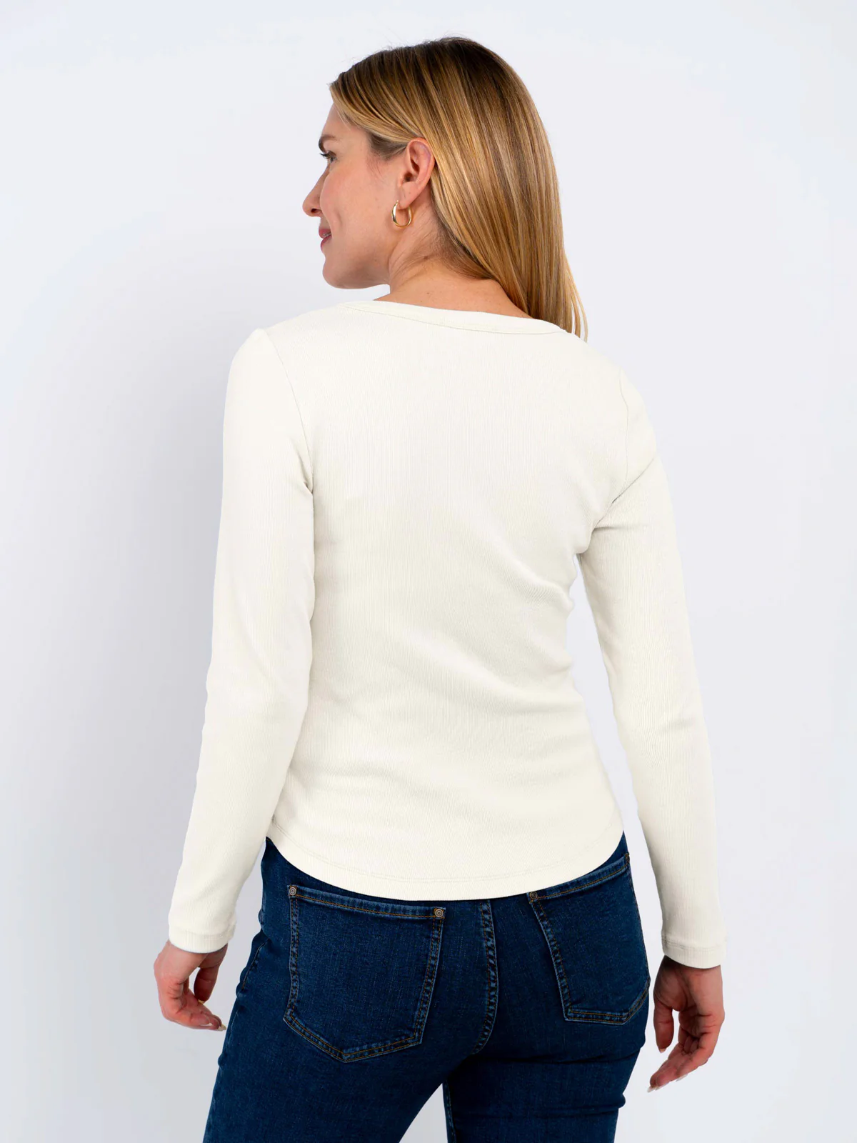 Long Sleeve Cotton Rib Crew - Image 41