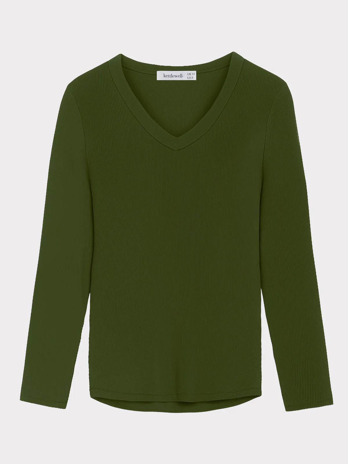 Long Sleeve Cotton Rib V - Image 23