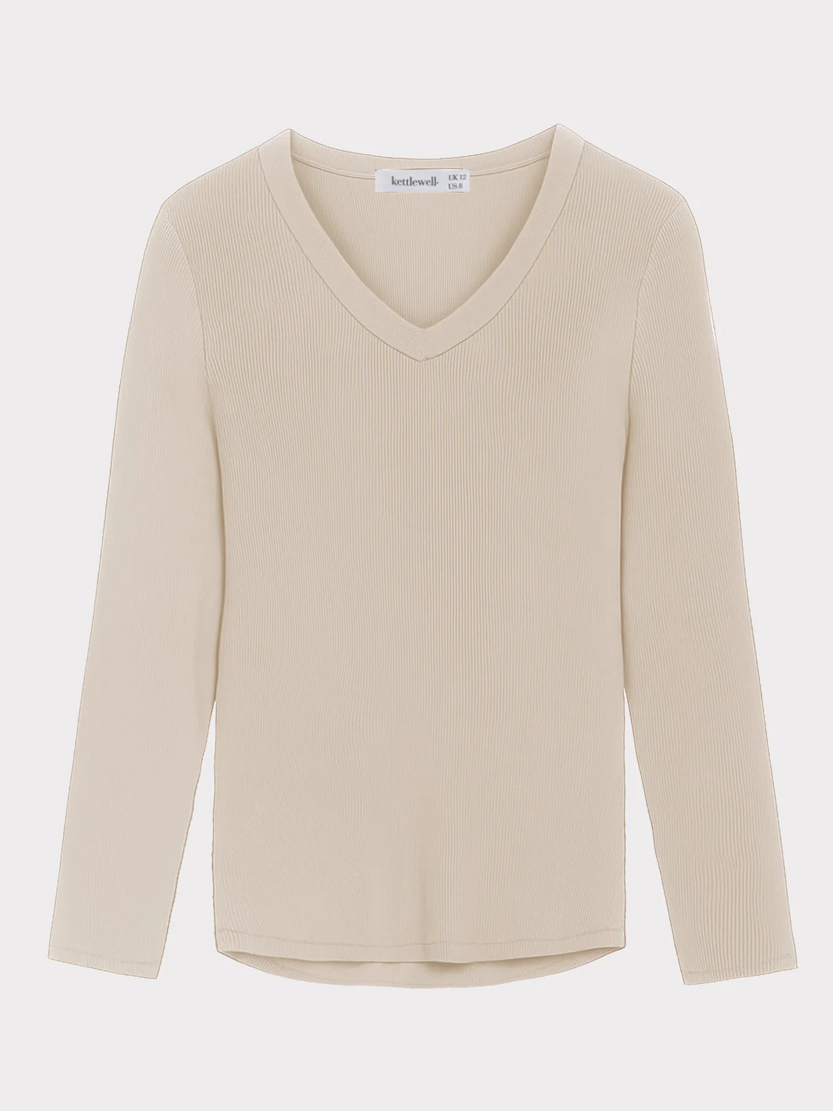 Long Sleeve Cotton Rib V - Image 27