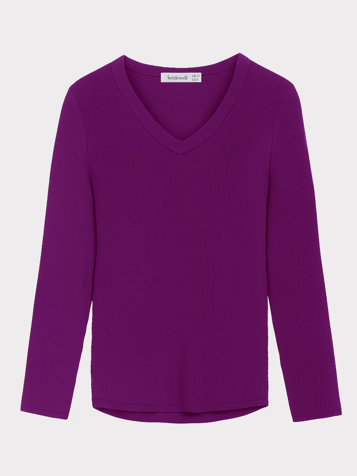 Long Sleeve Cotton Rib V - Image 4