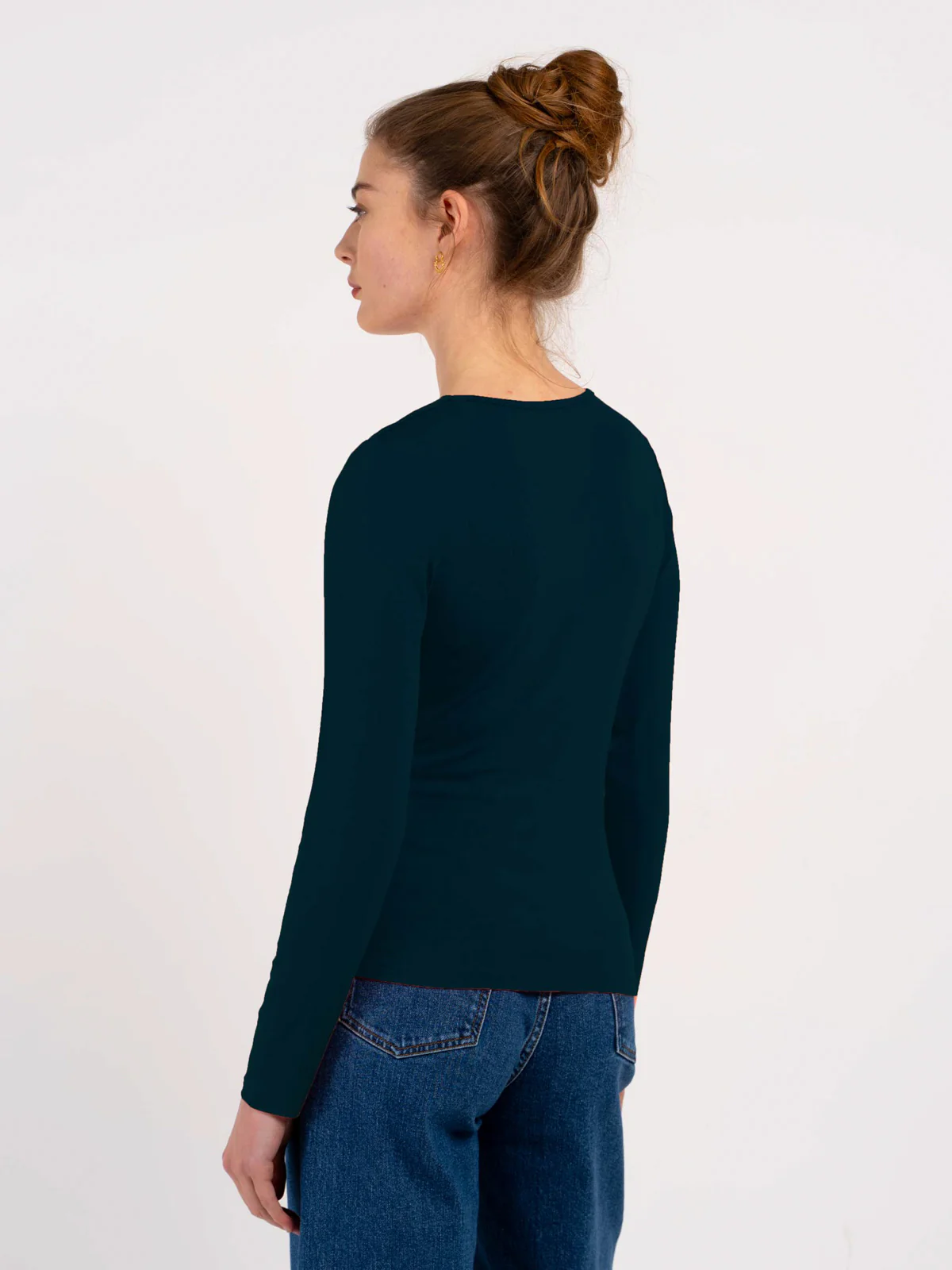 Long Sleeve Faux Wrap - Image 39