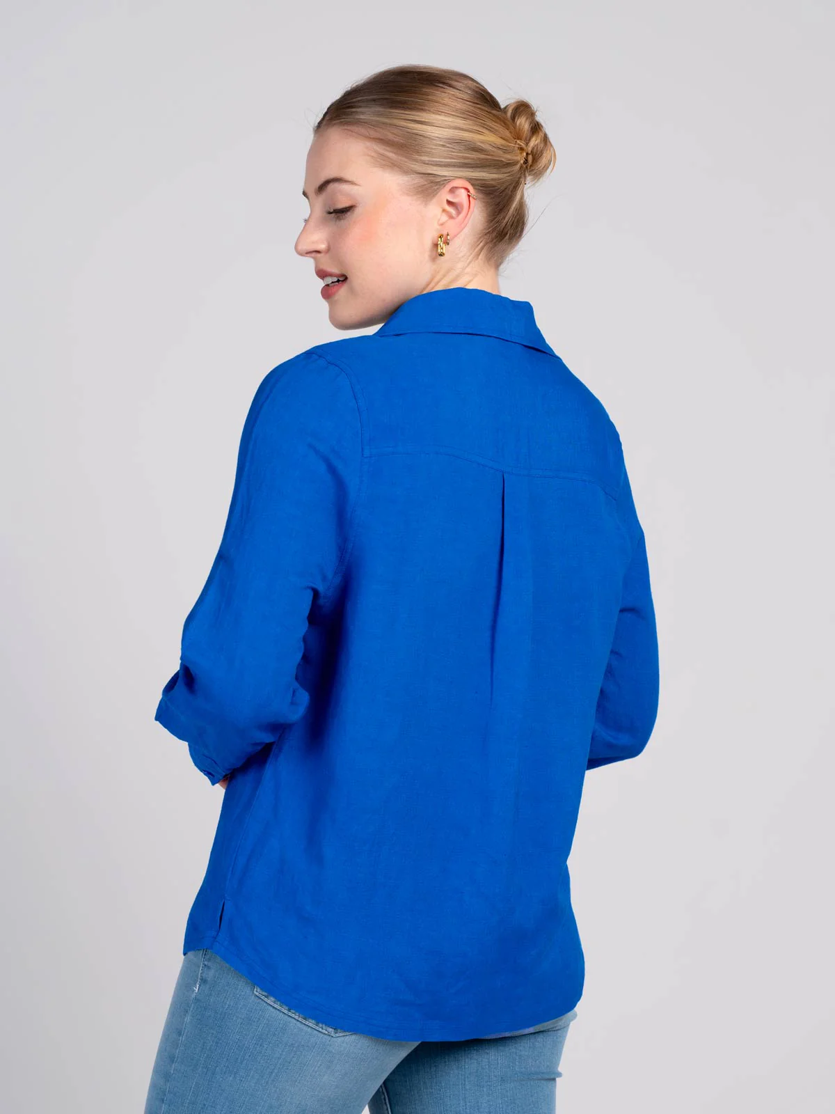 Long Sleeve Linen Shirt - Image 12