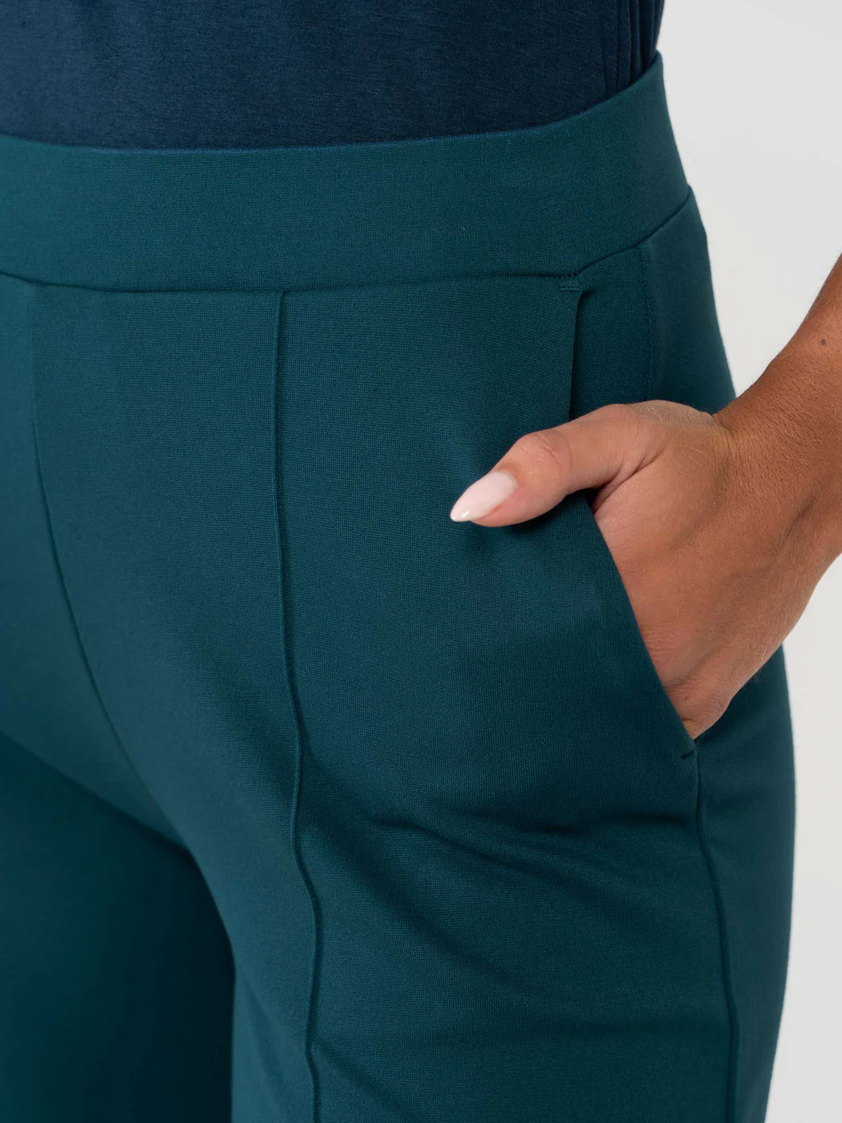 Ponte Wide Leg Trousers - Image 26