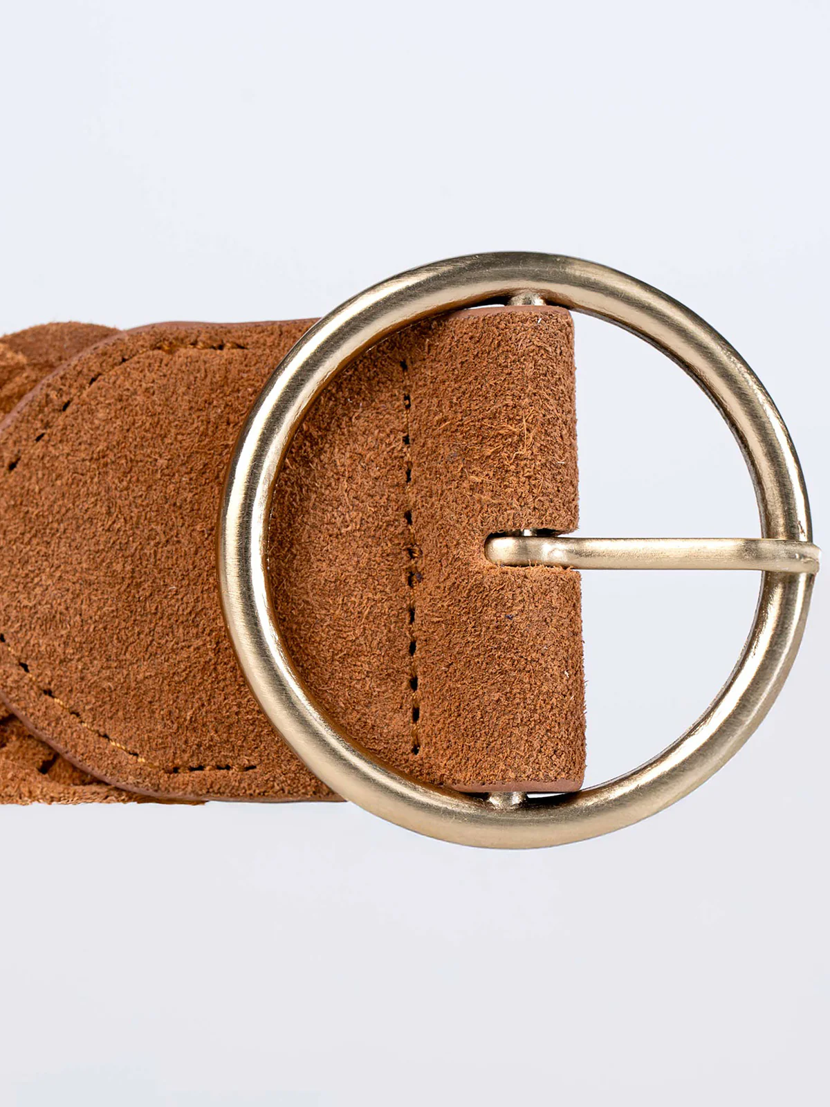 Pria Plaited Suede Belt - Image 5