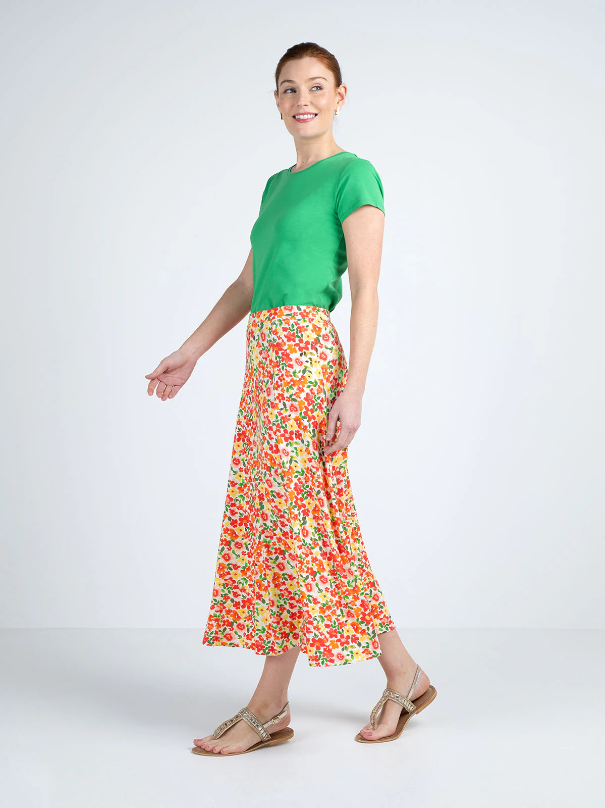 Printed Ditsy Skirt - Image 11